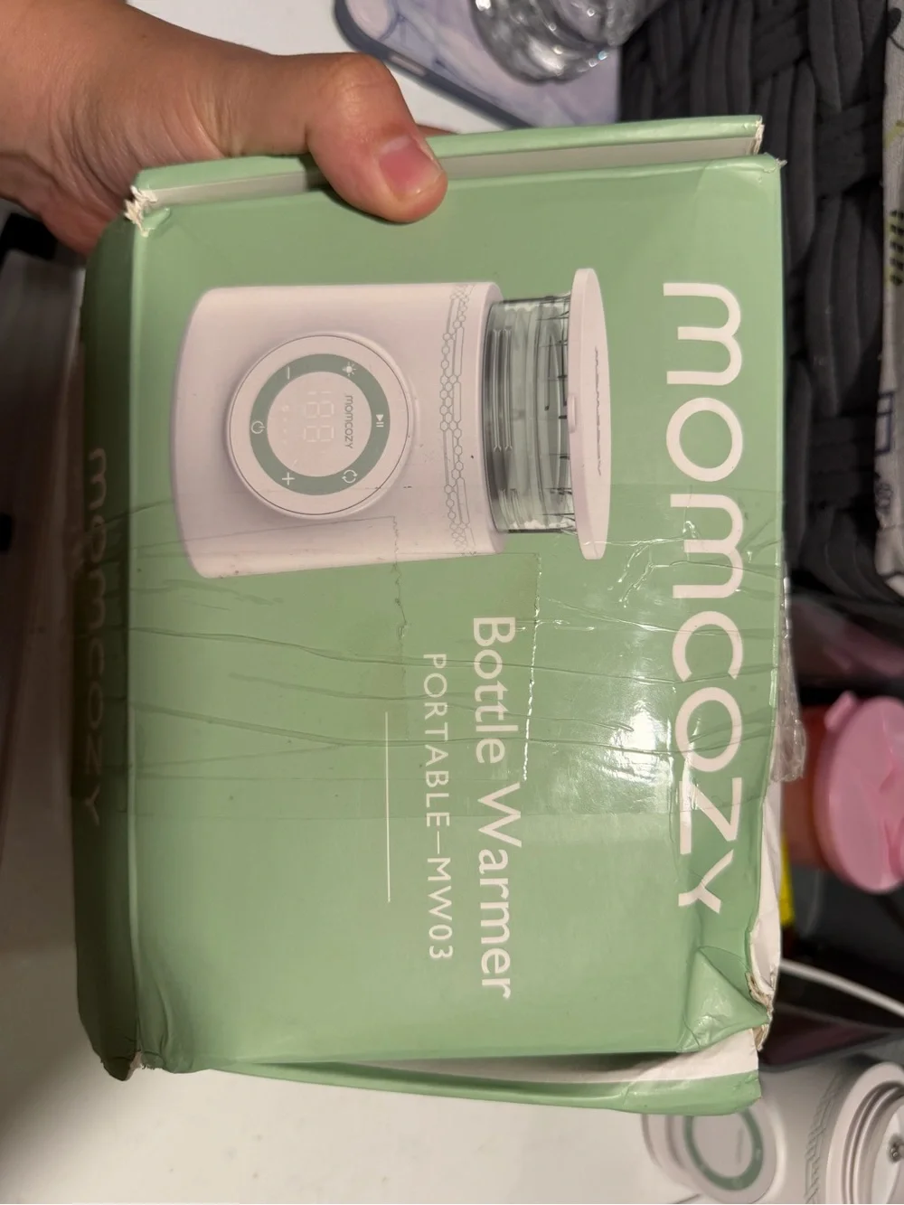 Portable Bottle Warmer in Mint Green